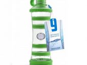 Zelená Green Inteligentná informovaná sklenená fľaša na vodu i9